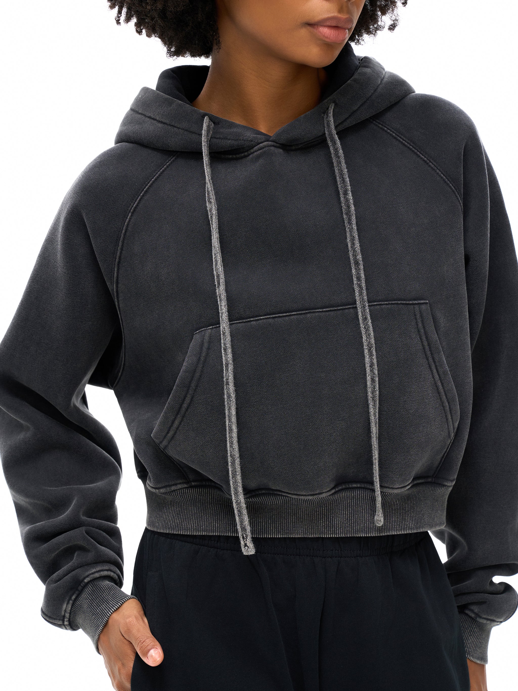 Grown Women Do Pilates Cropped Hoodie ODMPOD